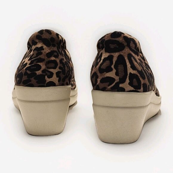 Naturalizer Women's Shoes Leopard Print Wedge Sandals Size 8M Memory Foam EUC - Picture 5 of 10